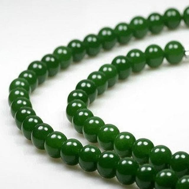 【KT DADA】念珠 項鍊 玉項鍊 氣質項鍊 碧玉項鍊 綠色項鍊 避邪項鍊 長輩禮物 和田玉項鍊 高品質 保平安