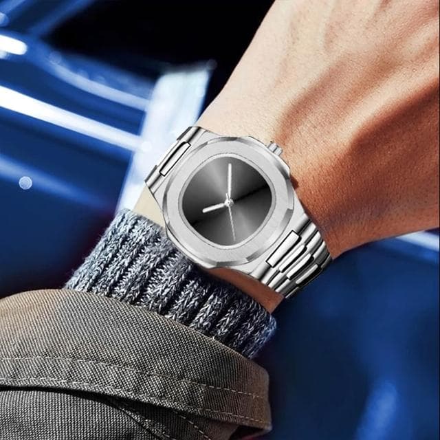 【MoonDy】手錶 手錶男生 禮物 鈦合金手錶 高級腕錶 男腕錶 休閒錶 商務錶 石英錶男錶 石英手錶