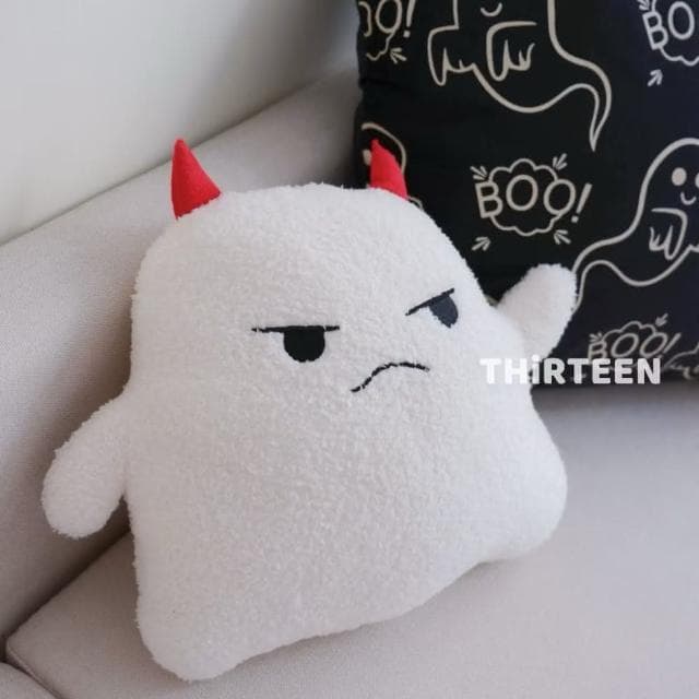【THiRTEEN 拾參家居】淘氣小惡魔抱枕 （Halloween萬聖節 靠枕 交換禮物 枕頭 靠墊 辦公室療癒小物）