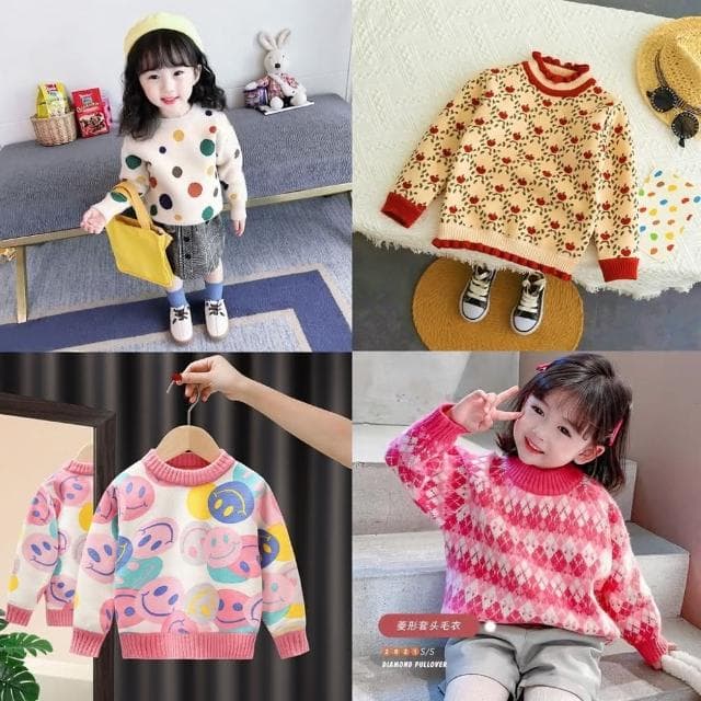 【Arbea】兒童長袖上衣毛衣C12(多款式)