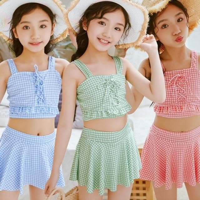 【Arbea】兒童泳裝女童公主童游泳衣C283(分體泳衣)