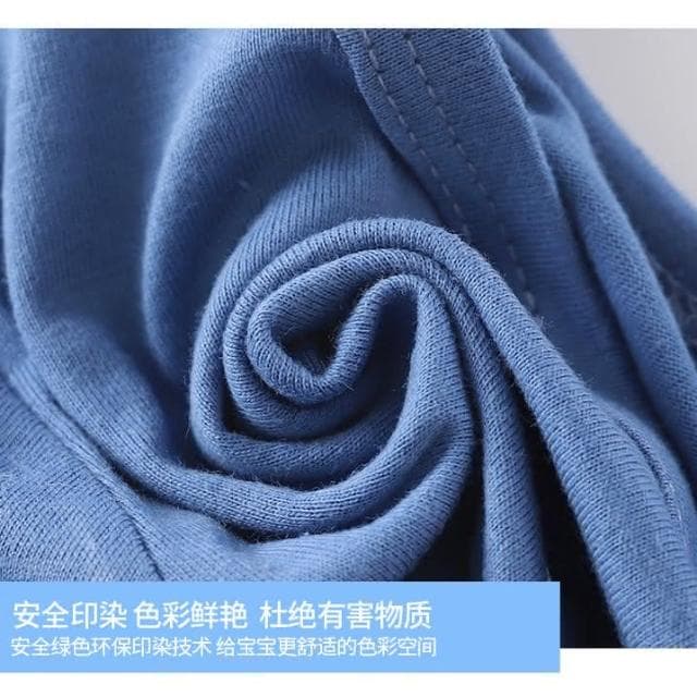 【Arbea】新款兒童新款純棉兒童短袖T卹套裝韓版短袖短褲上衣加褲子男童女童2 C134