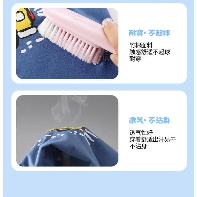 【Arbea】新款兒童新款純棉兒童短袖T卹套裝韓版短袖短褲上衣加褲子男童女童2 C134