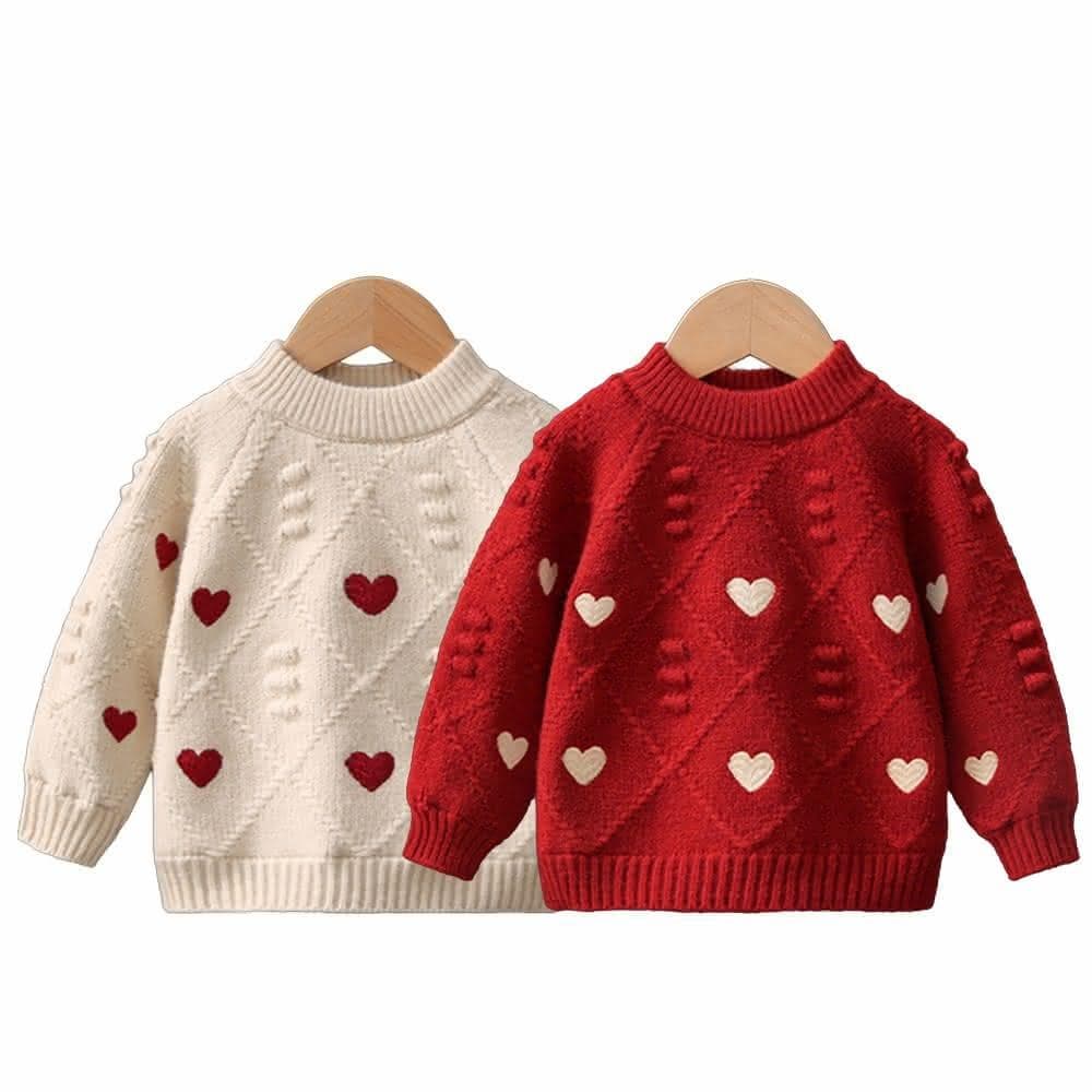 【Arbea】女童毛衣新款洋氣兒童上衣女冬裝加厚針織衣 C796