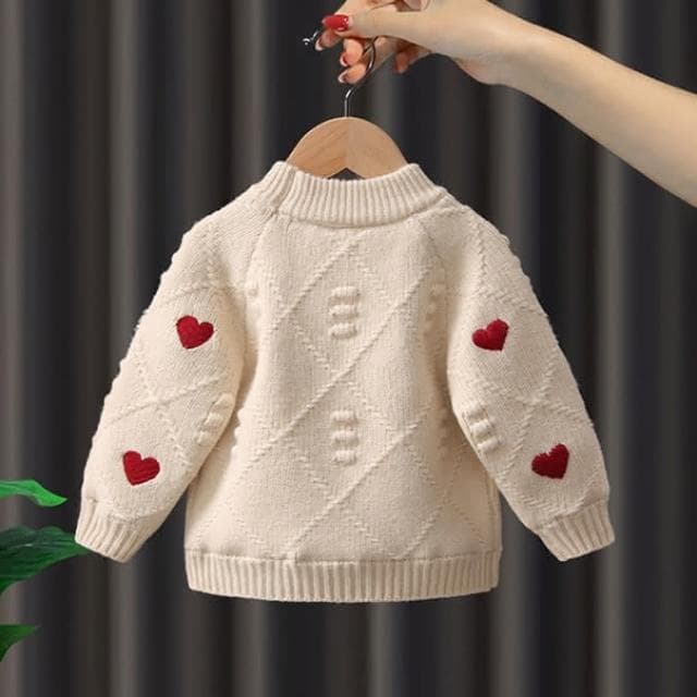 【Arbea】女童毛衣新款洋氣兒童上衣女冬裝加厚針織衣 C796