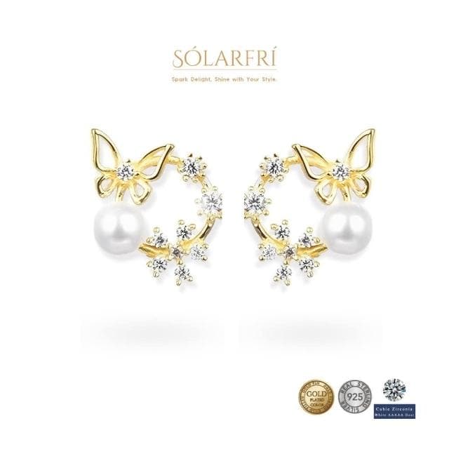【SOLARFRi】無耳洞耳夾耳環｜佩戴舒適 附品牌禮盒包裝 閨蜜生日情人節女友母親老婆聖誕禮物