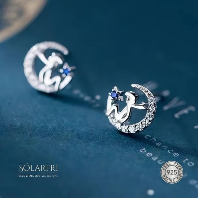 【SOLARFRi】銀針耳環｜優選親膚材質配戴舒適 附品牌禮盒包裝 閨蜜生日情人節女友母親老婆聖誕禮物