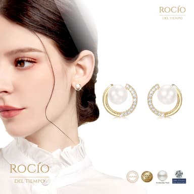 【ROCiO】ROCiO品牌輕奢經典耳環｜無耳洞耳夾款 閨蜜生日情人節女友母親老婆聖誕禮物