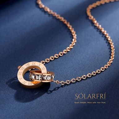 【SOLARFRi】閃耀鎖骨項鏈｜可調項鏈大小 附 附品牌禮盒包裝  閨蜜生日情人節女友母親老婆聖誕禮物