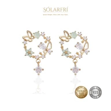 【SOLARFRi】無耳洞耳夾耳環｜佩戴舒適 附品牌禮盒包裝 閨蜜生日情人節女友母親老婆聖誕禮物