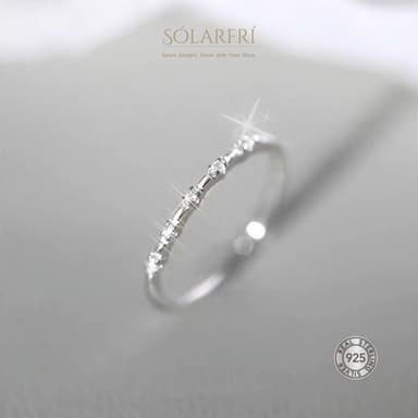 【SOLARFRi】輕奢閃耀戒指｜可調整戒圍大小 附品牌禮盒包裝 閨蜜生日情人節女友老婆母親聖誕禮物
