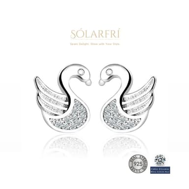 【SOLARFRi】銀針耳環｜優選親膚材質配戴舒適 附品牌禮盒包裝 閨蜜生日情人節女友母親老婆聖誕禮物
