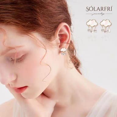 【SOLARFRi】銀針耳環｜優選親膚材質配戴舒適 附品牌禮盒包裝 閨蜜生日情人節女友母親老婆聖誕禮物