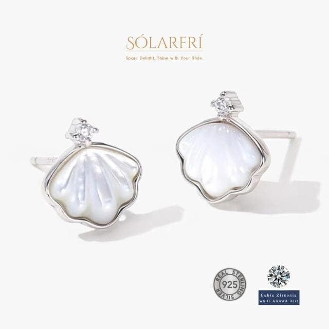 【SOLARFRi】銀針耳環｜優選親膚材質配戴舒適 附品牌禮盒包裝 閨蜜生日情人節女友母親老婆聖誕禮物