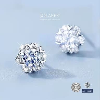 【SOLARFRi】銀針耳環｜優選親膚材質配戴舒適 附品牌禮盒包裝 閨蜜生日情人節女友母親老婆聖誕禮物