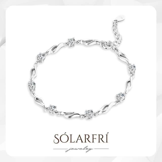 【SOLARFRi】輕奢晶耀手鏈｜可調整項鏈大小 附 附品牌禮盒包裝  閨蜜生日情人節女友母親老婆聖誕禮物