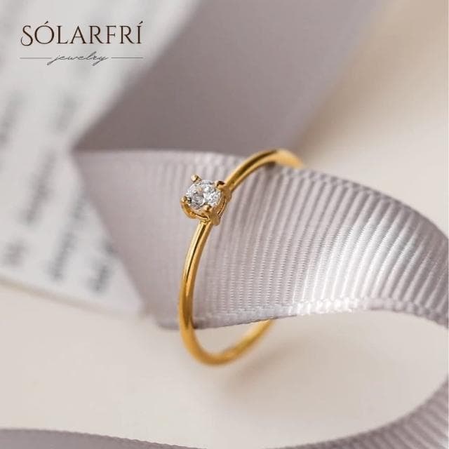 【SOLARFRi】輕奢閃耀戒指｜可調整戒圍大小 附品牌禮盒包裝 閨蜜生日情人節女友老婆母親聖誕禮物