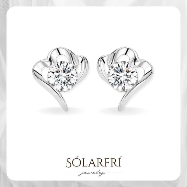 【SOLARFRi】銀針耳環｜優選親膚材質配戴舒適 附品牌禮盒包裝 閨蜜生日情人節女友母親老婆聖誕禮物
