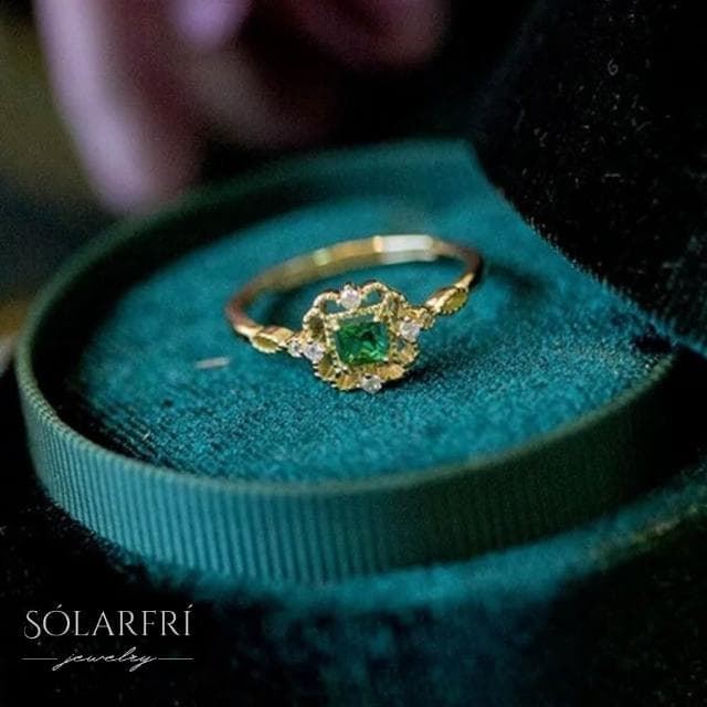【SOLARFRi】輕奢閃耀戒指｜可調整戒圍大小 附品牌禮盒包裝 閨蜜生日情人節女友老婆母親聖誕禮物