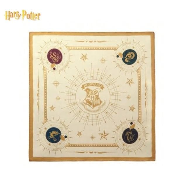 【Harry Potter 哈利波特】高級絲緞印花絲綢領巾絲巾圍巾包包綁帶(女友閨蜜情人老婆母親生日交換聖誕禮物)