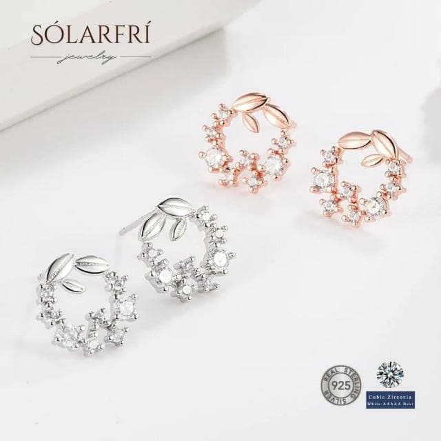 【SOLARFRi】銀針耳環｜優選親膚材質配戴舒適 附品牌禮盒包裝 閨蜜生日情人節女友母親老婆聖誕禮物