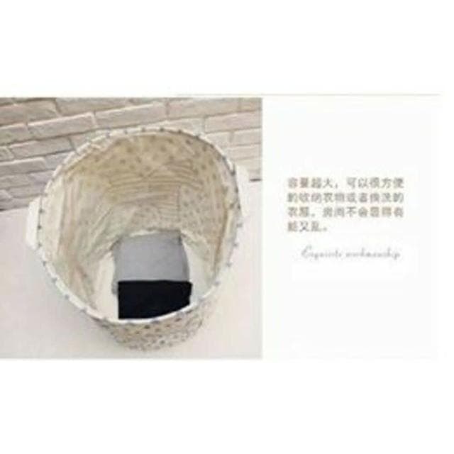 【Q貝比】現貨大號簡約布藝飛馬防水髒衣籃髒衣桶可折疊玩具衣物收納 收納桶(台灣出貨)