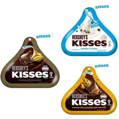【Hersheys 好時】馬來西亞 好時 Hershey Kisses 水滴可可 杏仁夾陷牛奶可可 巧酥可可 牛奶可可82g(悠西將)