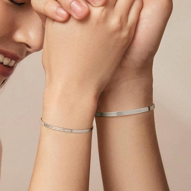 【LEEHER】女生/純銀手環/男生手環/女生手環/情侶手環/結婚禮物/高級飾品/精品裝飾品/男生禮物/情人節