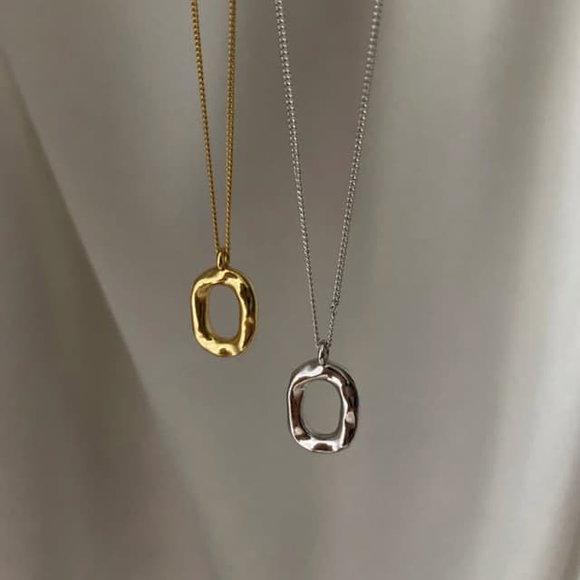 【LEEHER】純銀項鍊/造型項鍊/閨蜜項鍊/簡約項鍊/細鍊/情人節禮物/項鍊配件/韓國項鍊/歐美項鍊/小眾飾品