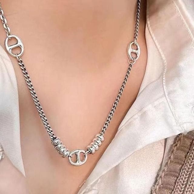 【LEEHER】女生/s925純銀項鍊/復古項鍊/個性項鍊/歐美項鍊/抗過敏項鍊/不掉色項鍊/小禮物/女友禮物