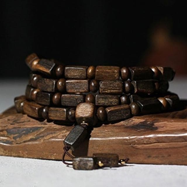 【LEEHER】沉香手串/串珠項鍊/多圈手鍊/念珠手鍊/手串/手環/佛珠手串/木質項鍊/安神定氣/長輩禮物