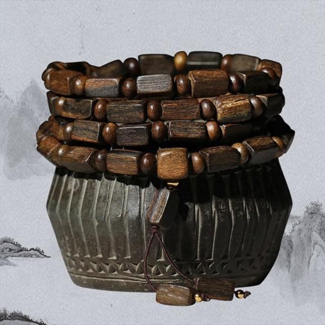 【LEEHER】沉香手串/串珠項鍊/多圈手鍊/念珠手鍊/手串/手環/佛珠手串/木質項鍊/安神定氣/長輩禮物