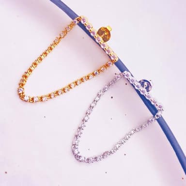 【LEEHER】鋯石耳環/流蘇耳環/s925銀針/耳環/飾品/禮物/耳夾/東大門耳環/銀針耳環//耳環女/單邊耳環/防過敏耳環/