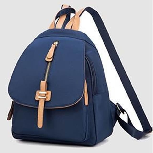 【LEEHER】女生/包包/後背包/小包包/尼龍後背包/過夜包/旅行背包/深藍色包包/雙肩包/背包/可愛包包/媽媽包/生日禮物/女生實用