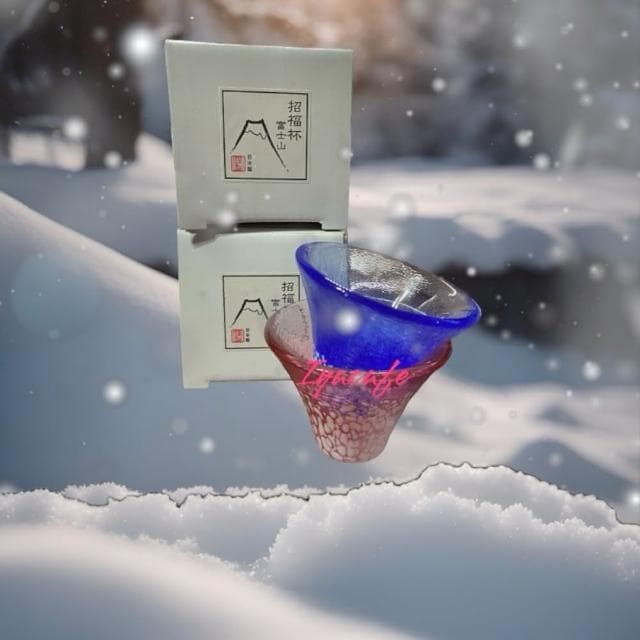 【愛鴨咖啡】富士山招福冷酒杯 年節送禮 日本富士山酒杯 交換禮物 過年送禮