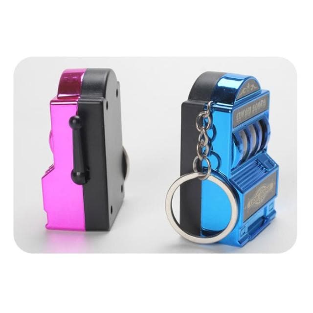 迷你拉霸機 拉霸機鑰匙圈 拉霸 吊飾 吃角子老虎 老虎水果機 交換禮物 聖誕 生日 贈品 獎品 舒壓 解壓