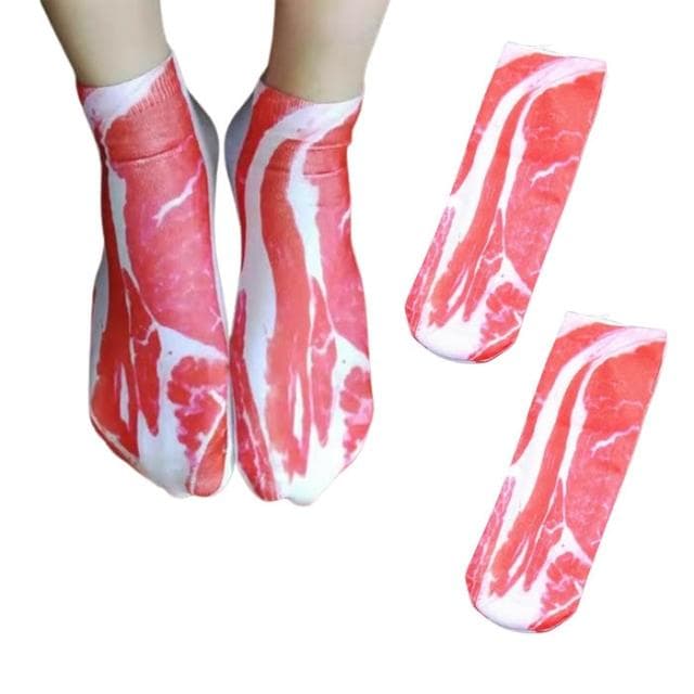 肉片襪 五花肉襪 肉肉襪 搞怪 搞笑 襪子 肉片襪子 和牛襪 搞笑襪子 交換禮物 聖誕禮物 仿真食物