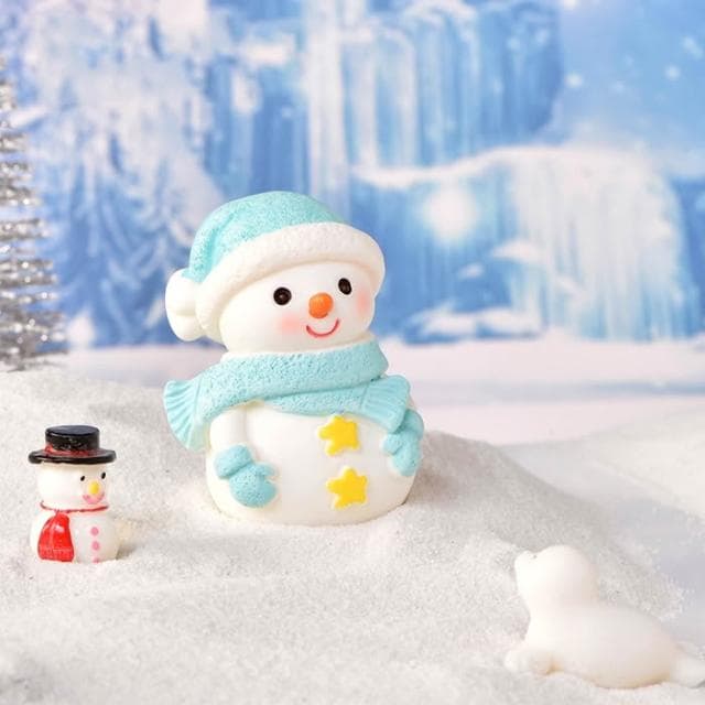 聖誕擺飾 聖誕小公仔 聖誕裝飾 雪人 聖誕老人 小熊 佈置 模型 擺件 交換禮物 聖誕節 造景 微景觀
