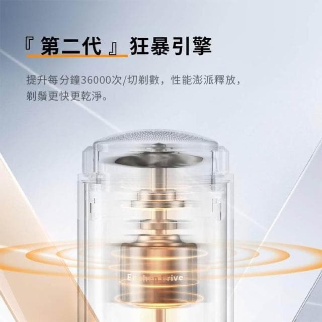 小米有品 便攜剃鬚刀 旅行剃鬍刀 迷你刮鬍刀 外出刮鬍刀 電動刮鬍刀 充電刮鬍刀 (Z3)