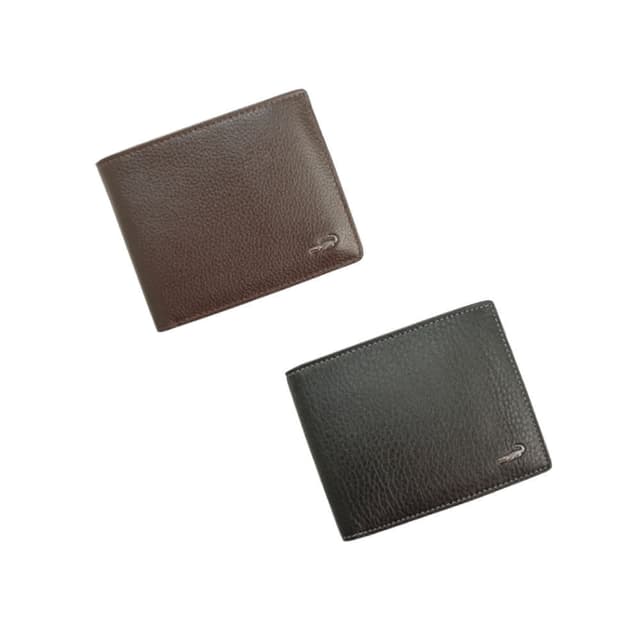 【Crocodile】鱷魚皮件 真皮短夾  男錢包推薦 14卡雙鈔 經典系列-0203-1103-兩色任選禮物首選 經典系列