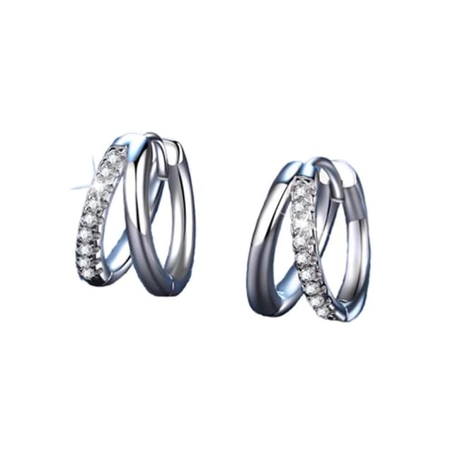 【巴黎精品】現貨+預購 莫桑鑽石耳環925純銀耳環耳針銀飾品-0.15克拉女飾品配件情人節禮物a1co57
