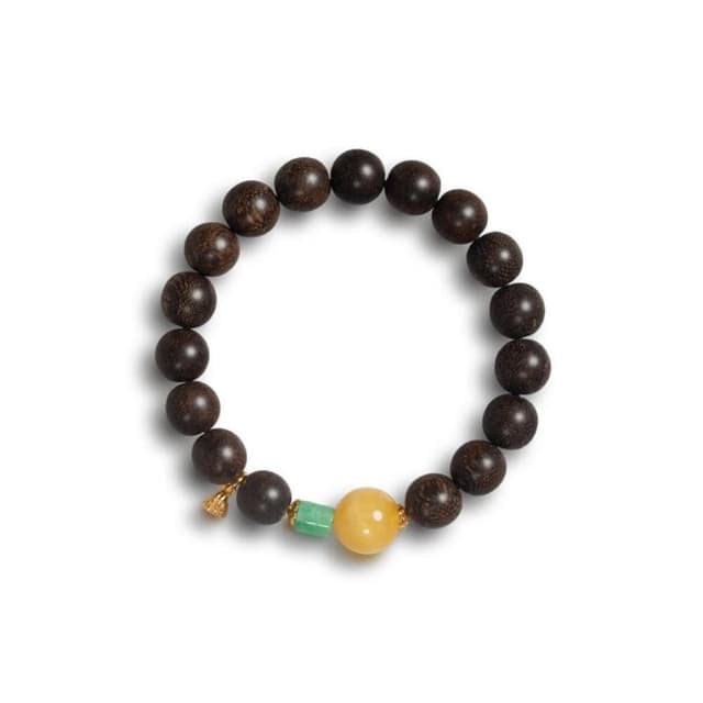 【巴黎精品】情人節禮物 現貨+預購 沉香手鍊玉石手串手珠平安擋煞防小人轉運淨化招財開運-10mm蜜蠟翡翠蓮蓬女飾品a1ha12