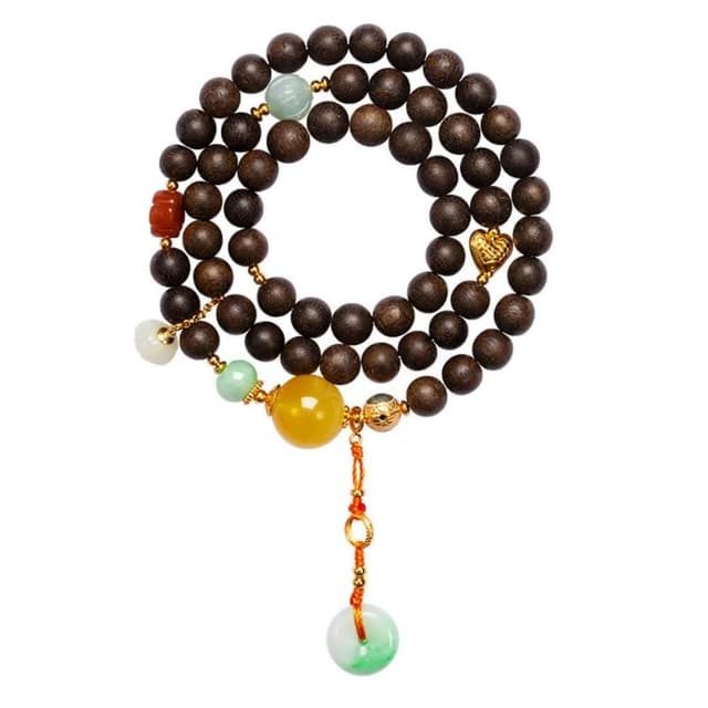 【巴黎精品】情人節禮物 現貨+預購 沉香手鍊玉石手串手珠平安擋煞防小人轉運淨化招財開運-8mm翡翠平安扣蜜蠟女飾品a1ha49