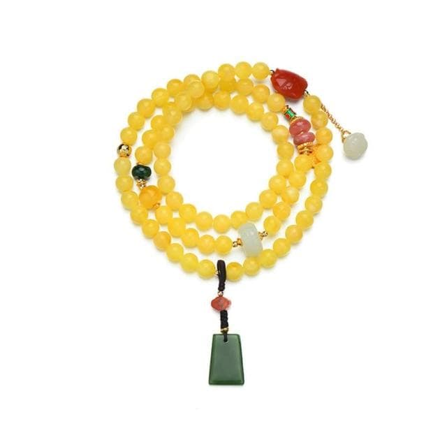 【巴黎精品】情人節禮物 現貨+預購 蜜蠟手鍊玉石毛衣鏈手珠平安擋煞防小人轉運淨化招財開運-7mm南紅白玉青干玉女飾品a1ha66