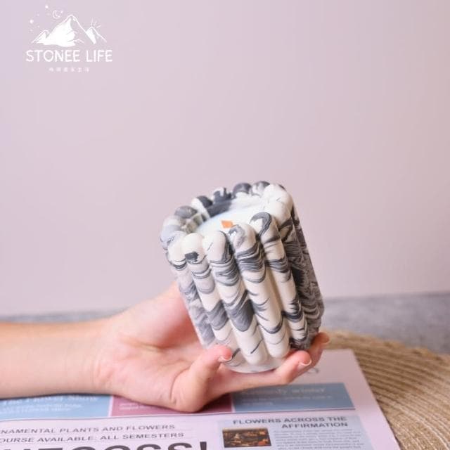 時硐STONE香氛蠟燭-可麗露款(手工製作 香氛蠟燭 特別調製 大豆蠟 室內香氛 定制香味 療癒 禮物 環保)