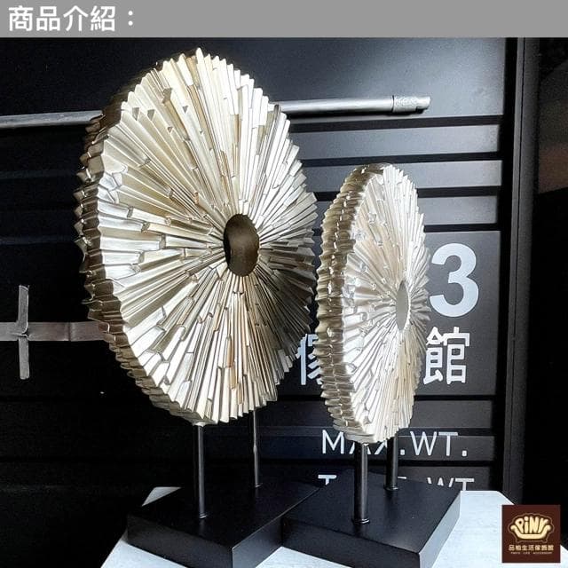 【PiNYU 品柚生活傢飾館】中國風現代風格樹脂圓筒屏風擺件擺飾品 新居送禮 福祿雙全 家庭美滿 開店禮