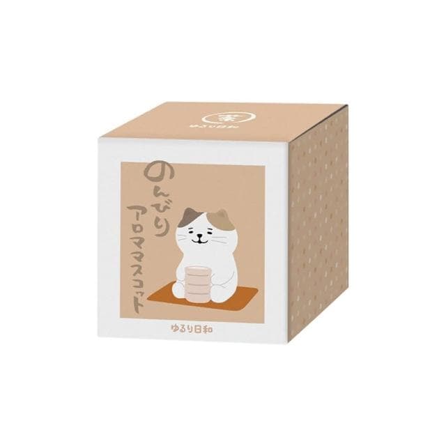 【DECOLE】concombre  日和喝茶 精油擴香擺飾-貓咪(收藏商品 交換禮物 生日送禮 辦公室療育商品)