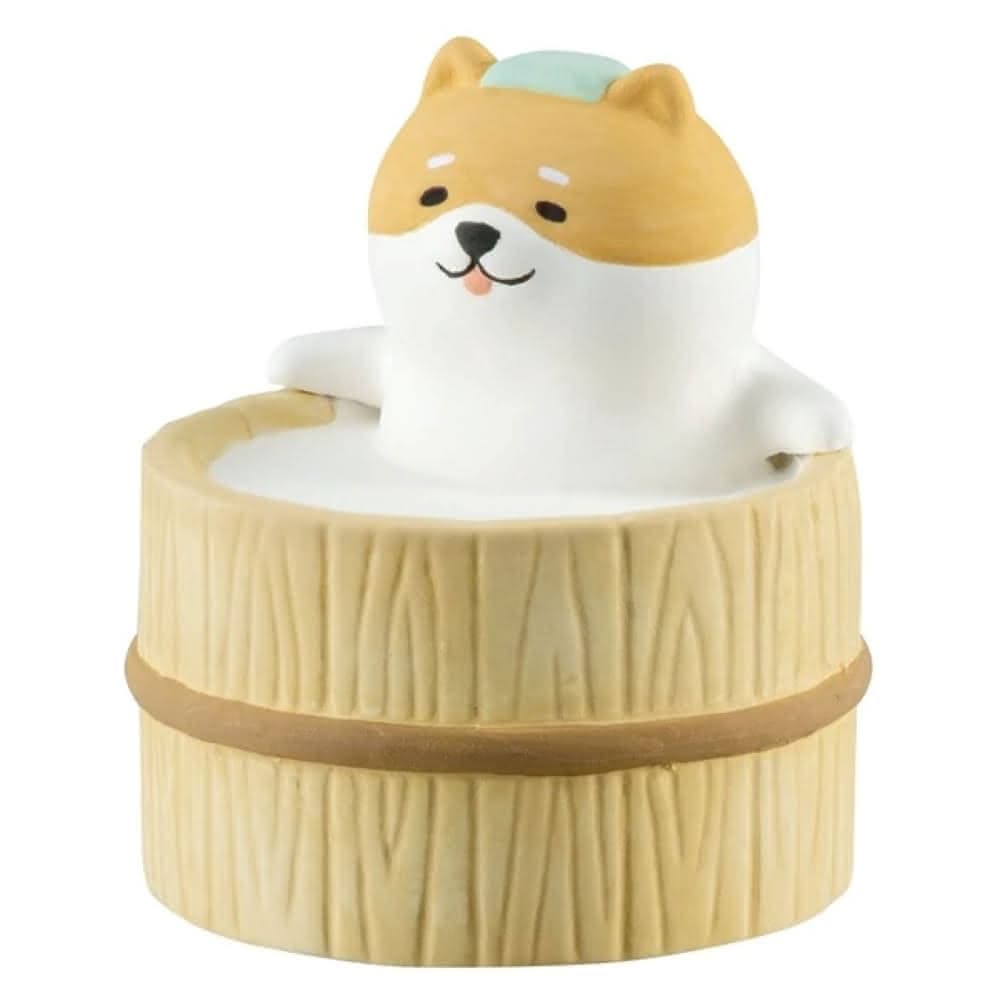 【DECOLE】concombre  日和溫泉精油擴香擺飾-柴犬(收藏商品 交換禮物 生日送禮 辦公室療育商品)