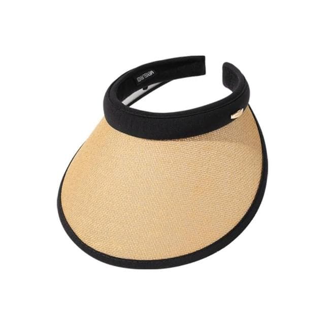 【米蘭精品】現貨+預購 空頂帽防曬帽草編鴨舌帽寬簷女帽子母親節禮物2色74cp8