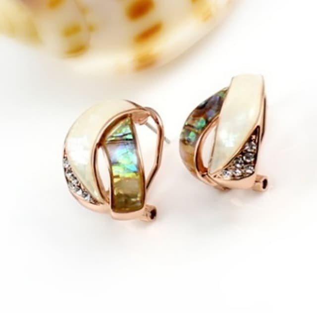 【米蘭精品】現貨+預購 鍍18K金耳環鑲鑽耳飾歐美時尚氣質創意生日情人節禮物女飾品73kq5